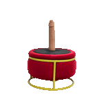 Red Seat Dildo Machine Chair Massage Seat
