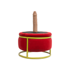 Red Seat Dildo Machine Chair Massage Seat