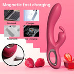 2 In 1 Rabbit G Spot Vibrator For Clitoris G-spot Stimulation