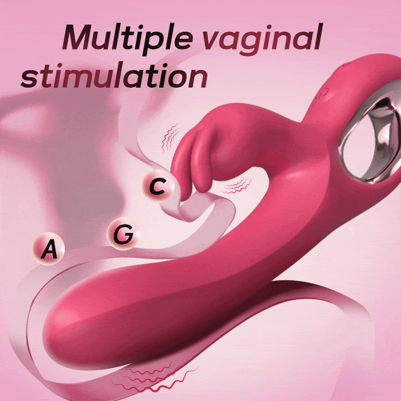2 In 1 Rabbit G Spot Vibrator For Clitoris G-spot Stimulation