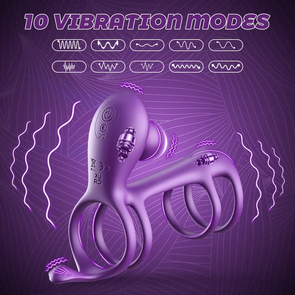 Morgana Silicone Vibrating Penis Rings