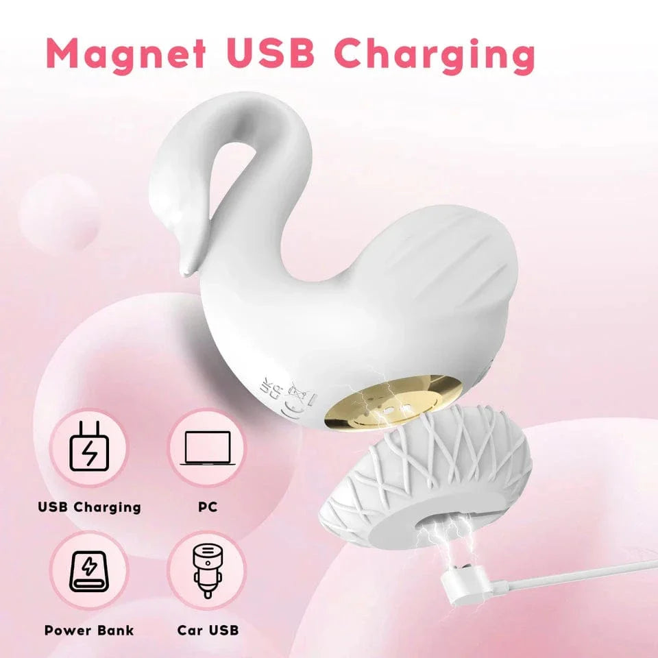 Swan Sucking Clitoral Nipple Stimulation Vibrator